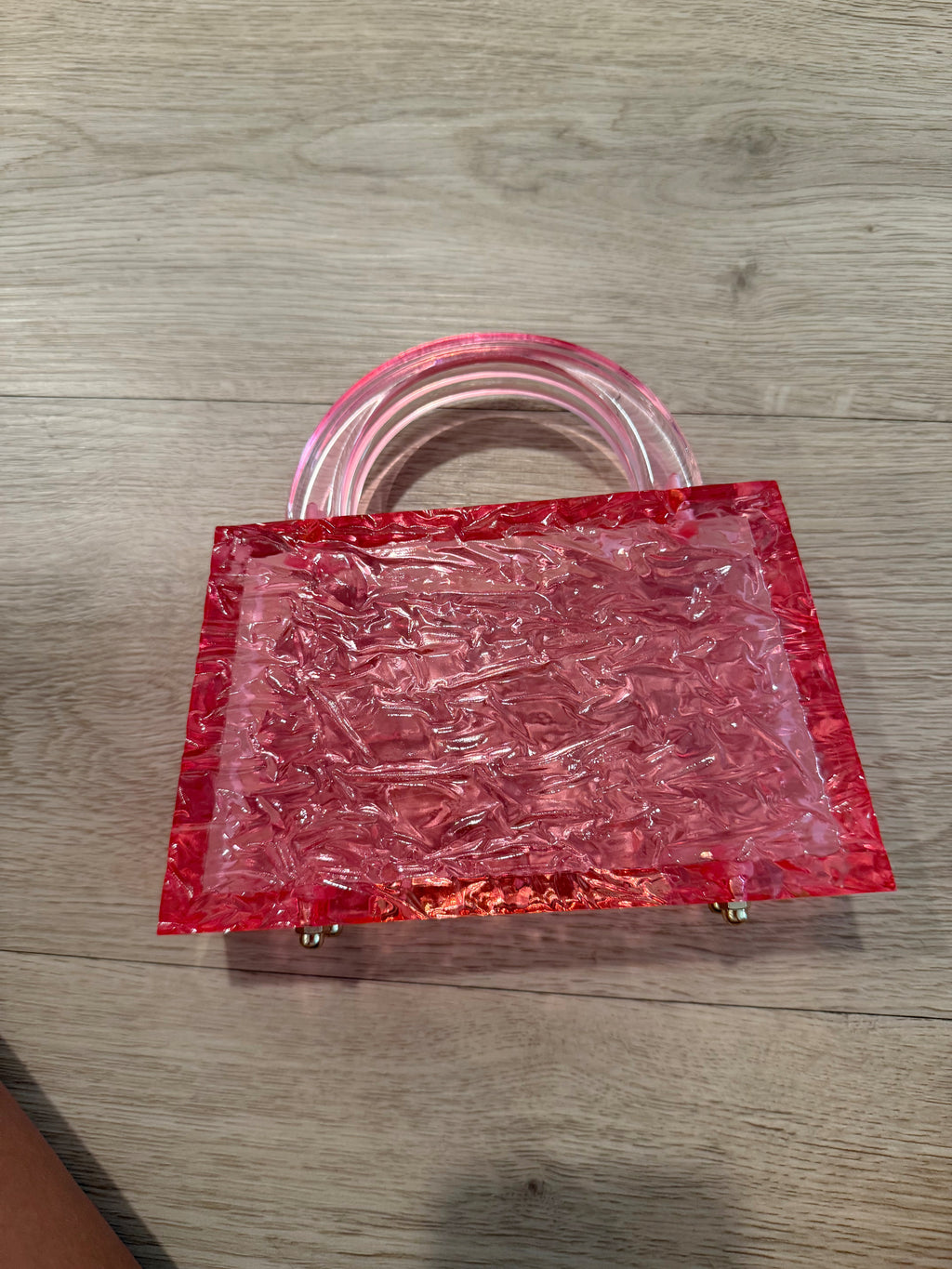 DUCKIE CONFETTI CLEAR BAG